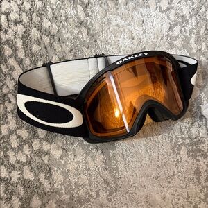 Oakley Goggles with Amber Lens and Black Strap